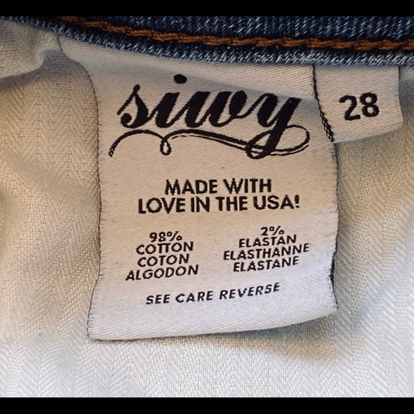 2 PAIR DESIGNER JEANS & TOP 
SIWY & BEBE 
SIze 28 Top size medium - Picture 9 of 9